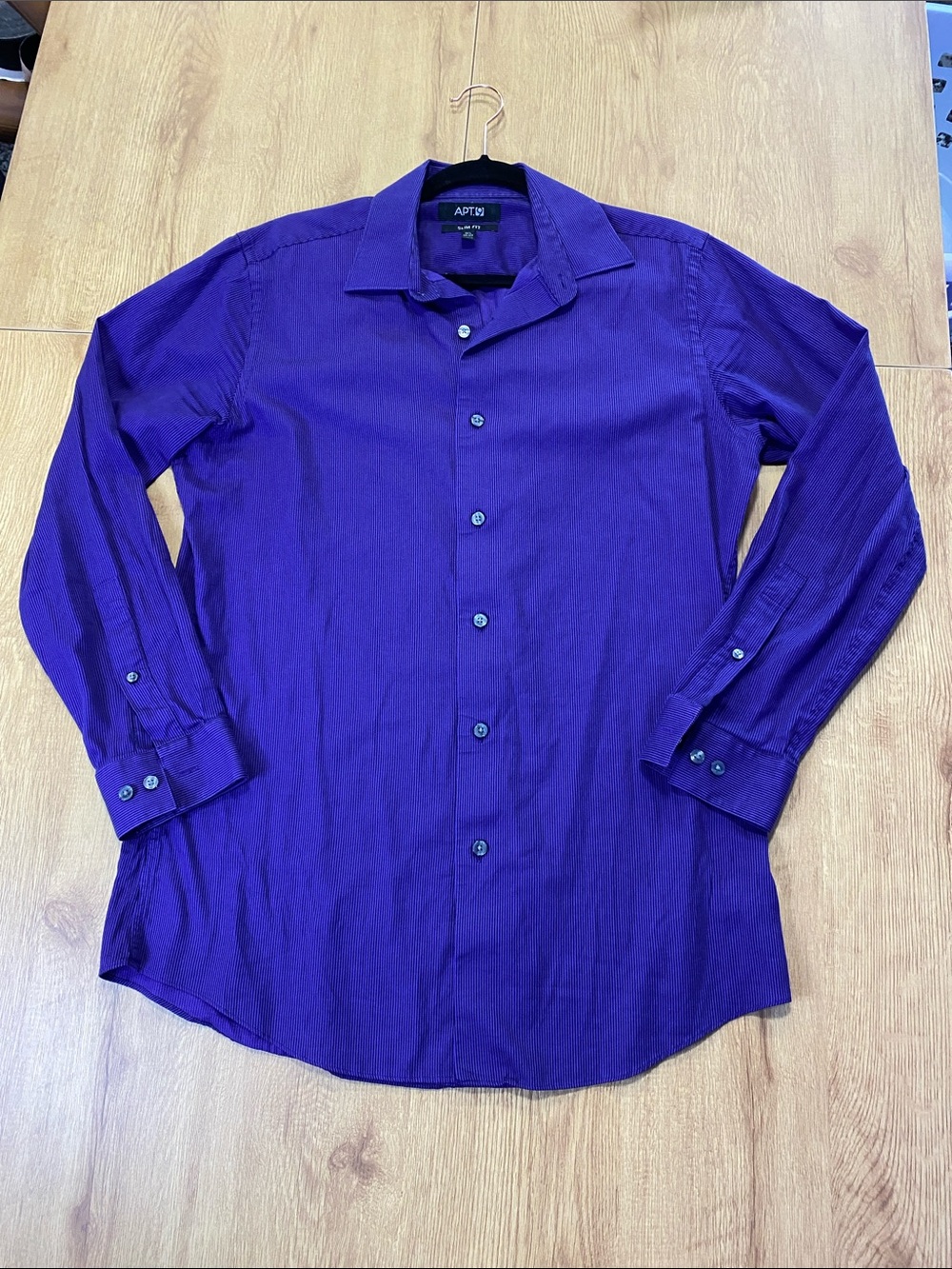 Apt. 9 Men's Deep Purple Long-Sleeve Button-Down Shirt